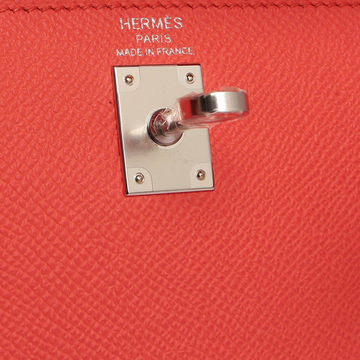 Hermes Kelly 25 Sellier Rose Extrême Epsom Palladium Hardware #D