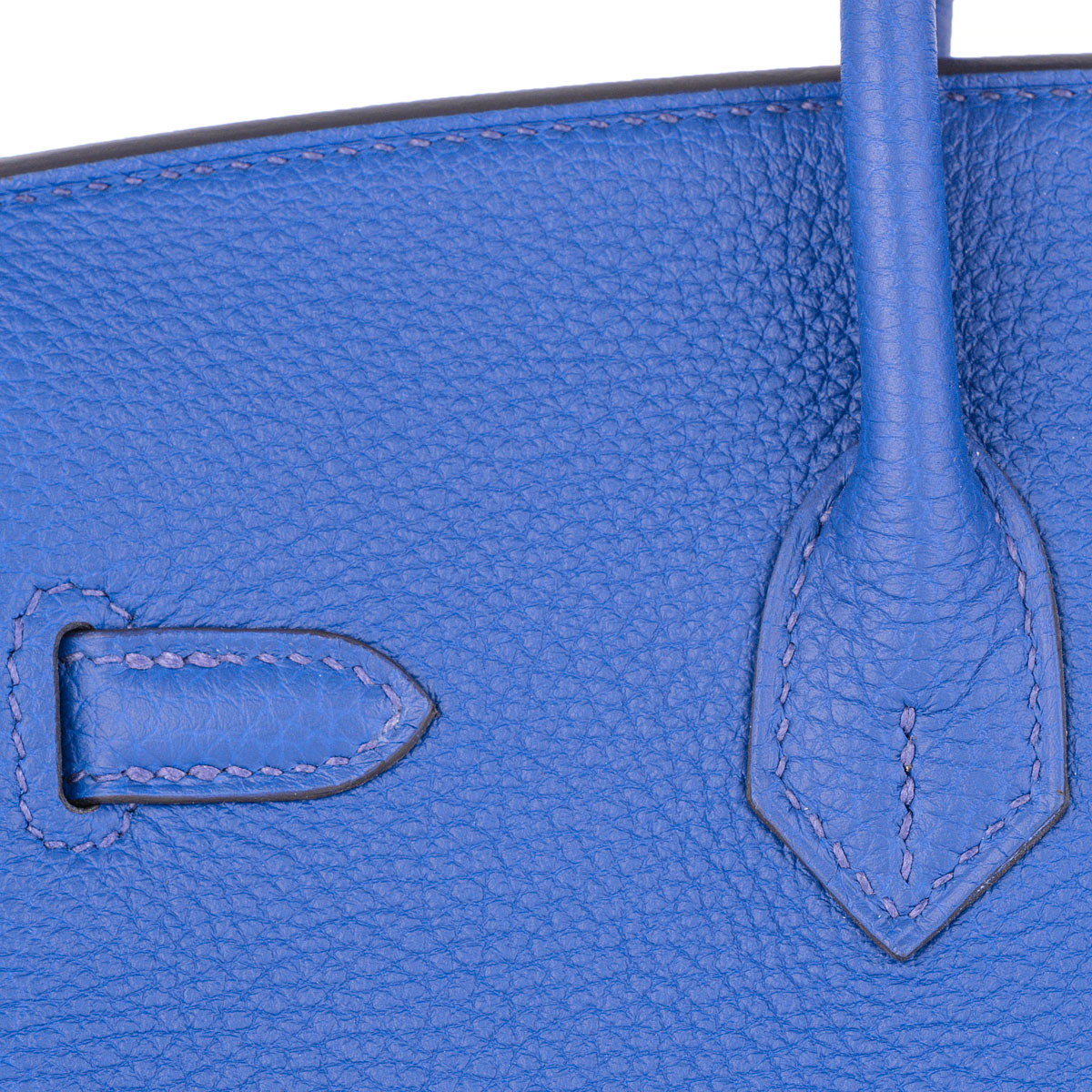 Hermes Birkin 30cm Bag Togo Calfskin Leather Gold Hardware, Blue