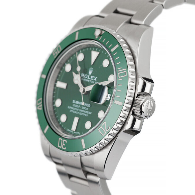 Rolex Submariner Date Hulk 116610LV Green Dial Mens Watch