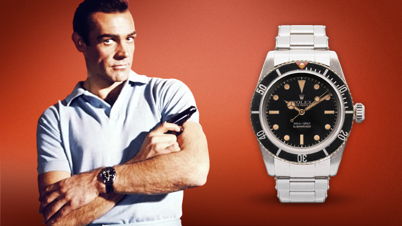 Rolex Submariner 6538 as worn by Sean Connery playing James Bond in Goldfinger