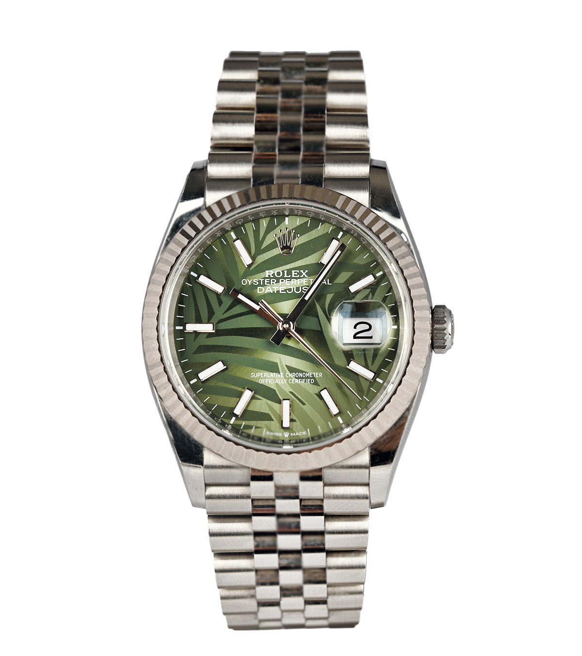 はる Rolex DateJust 126234 Palm Dial - GB10751M