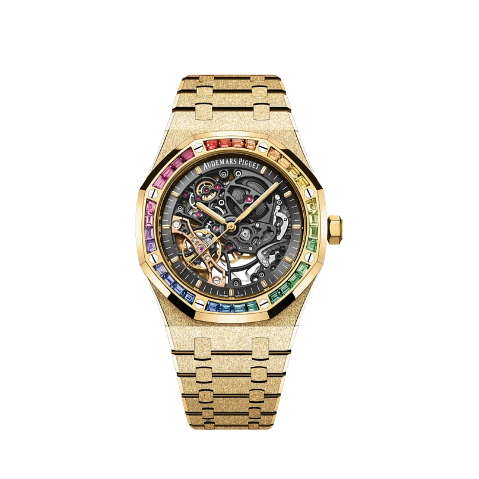 Front view of the AP Royal Oak Concept CW1 26081AI.OO.D003SU.15 with Alacrite 602 casing