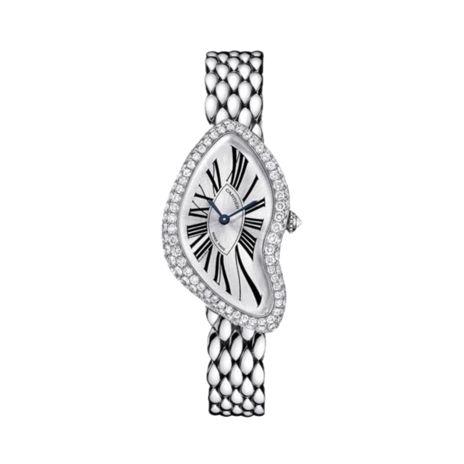 Cartier Crash ‘Ladies’ Rhodium- White Gold Diamond CRHPI00654